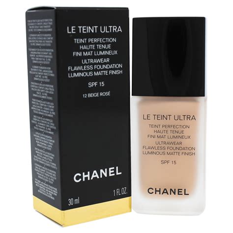 chanel le teint ultra 12 beige rose|Chanel Beige Rose (12) Le Teint Ultra Tenue Product Info.